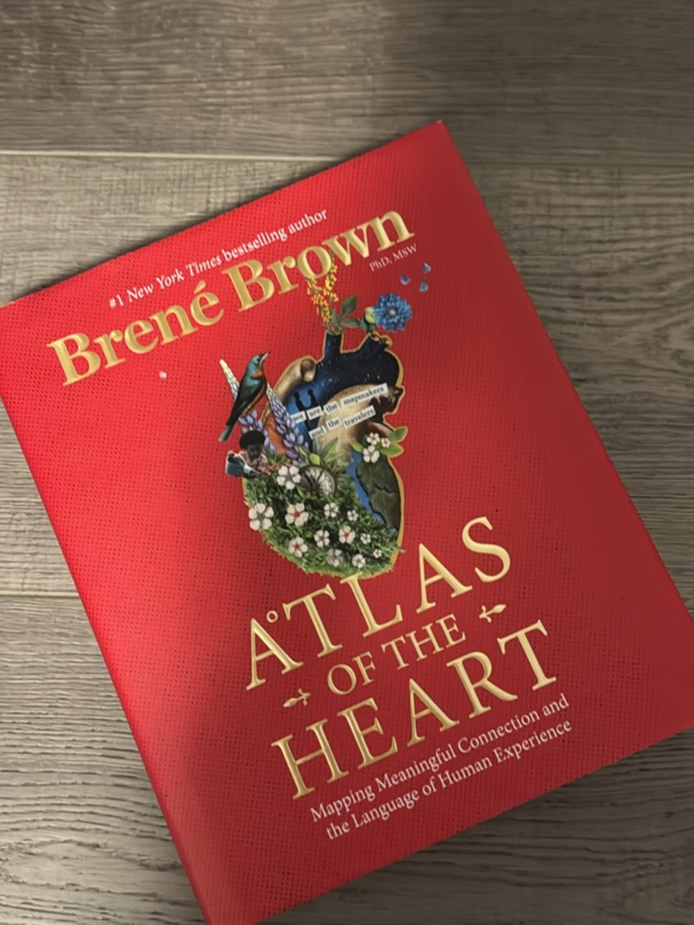 Brené Brown "Atlas of the Heart" Red Hardcover